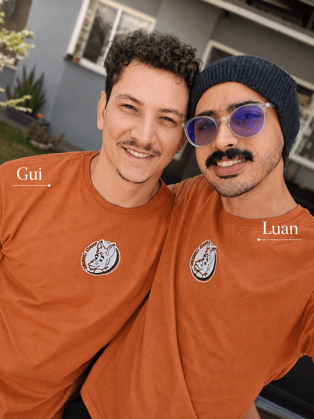 Gui e Luan, criadores da Diburro Stamp