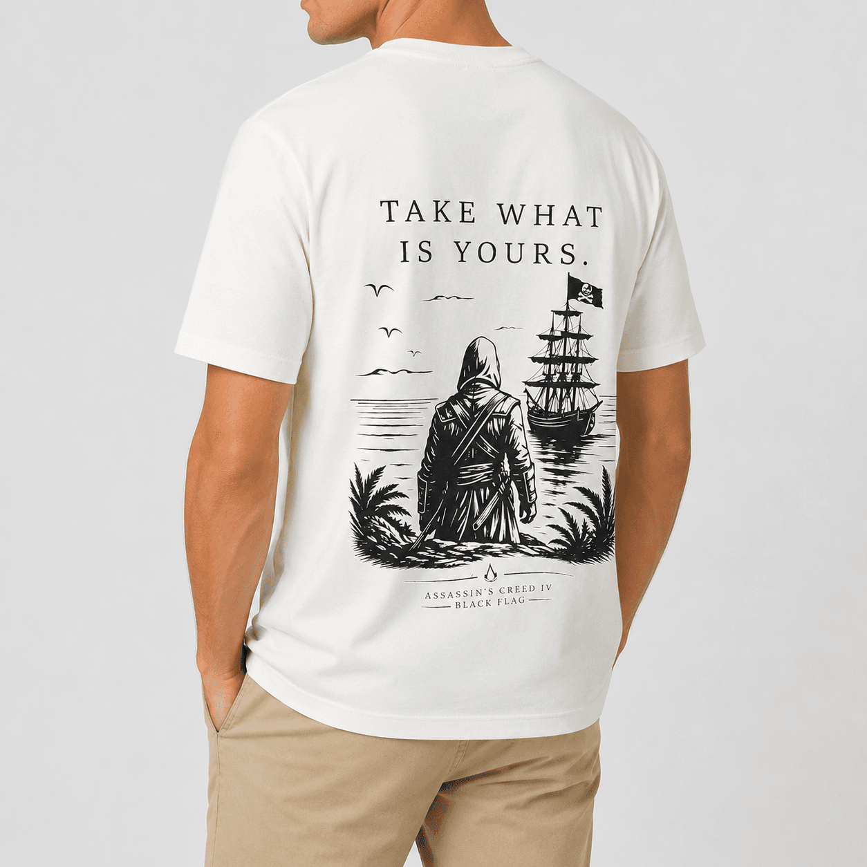 Camiseta Take What Is Yours - AC IV Black Flag - Imagem 3