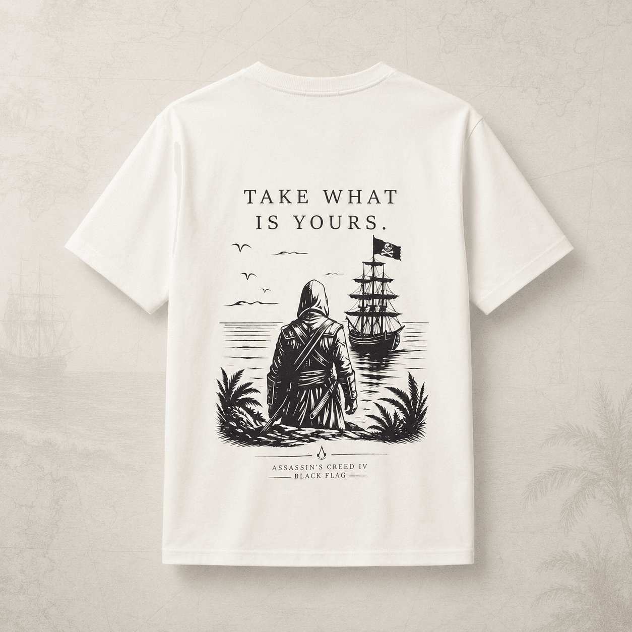 Camiseta Take What Is Yours - AC IV Black Flag - Imagem 1